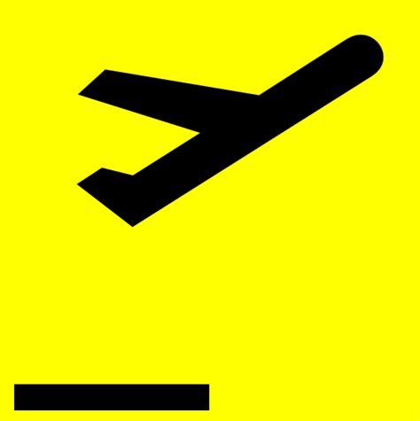Airport Signs Clipart