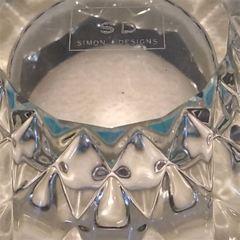 Simon Designs Accents Nwt Crystal Votive By Simon Designs Candle