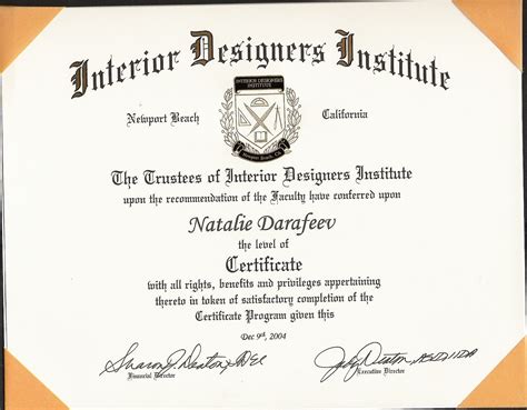 Interior Design Certificate Courses 071819interior