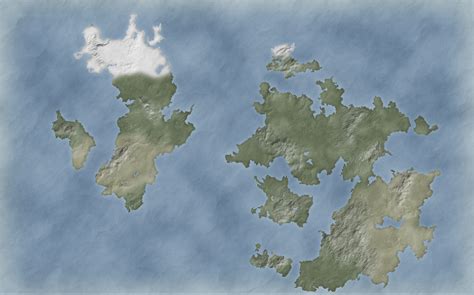 My First Attempt Making A Fantasy Map In Photoshop What Do You Think