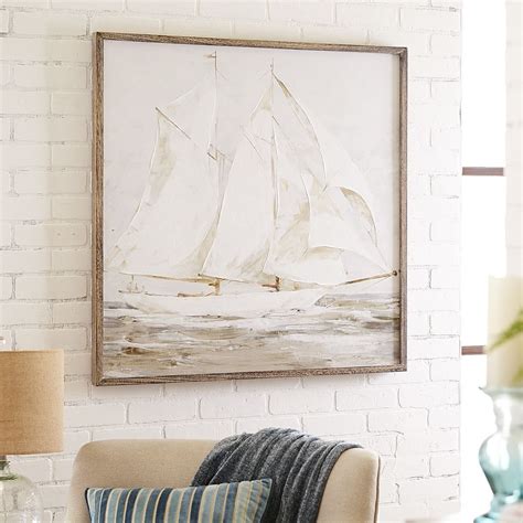 Sailing Boat Framed Wall Art Sailboat Art Boat Art Sailboat Painting