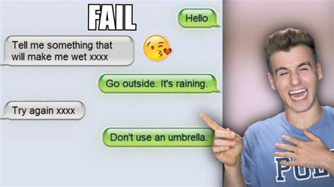 Hilarious Responses To Flirty Text Messages Youtube