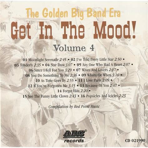 The Golden Big Band Era Vol 4 Get In The Mood De Divers Artistes