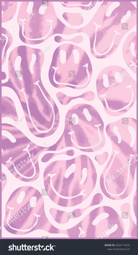 31 Pink Dripping Smiles Face Pattern 图片、库存照片和矢量图 Shutterstock