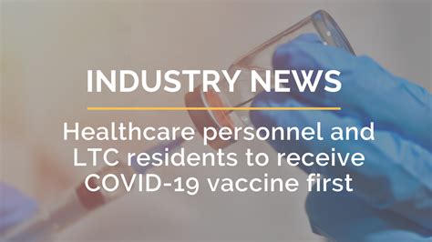 Acip And Cdc Healthcare Personnel And Ltc Residents To Receive Covid