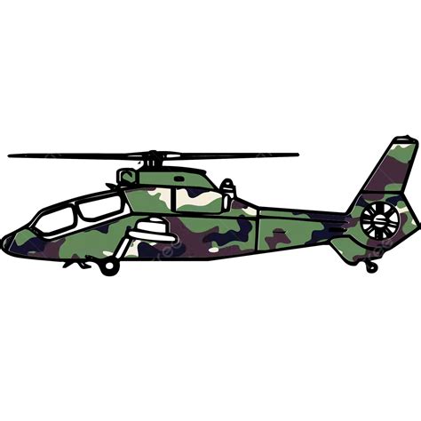 Illustration Of Army Helicopter Camouflage Helicopters Helicopter