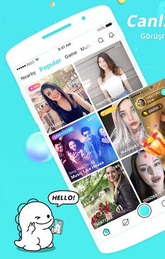 Canlı maç yayınlarını günün tüm maçlarını alternatif kanallar ile canlı ve kesintisiz izlemenin ayrıcalığını yaşayın. BİGO Live Canlı Maç izle indir
