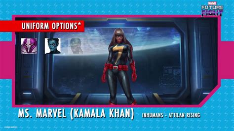 Marvel Future Fight August Update Ms Marvel Kamala Khans New
