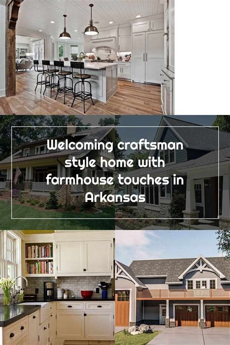 Craftsman Style Welcoming Craftsman Style Home With Farmhouse Touches