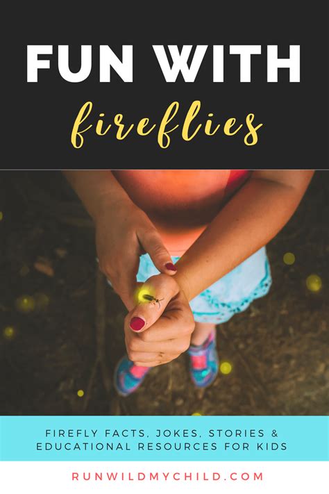 Fun With Fireflies Run Wild My Child