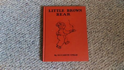 Vintage Little Brown Bear Childrens Book 1937077076