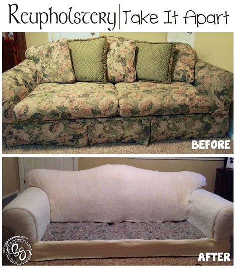 Whether you're reupholstering or making a slipcover for a sofa or couch, determining how much fabric you need is essential. Reupholstery: Take It Apart | Furniture reupholstery ...