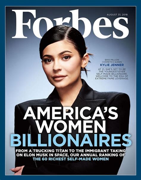 Kylie Jenner Covers Latest Issue Of Forbes Set To Become The Youngest
