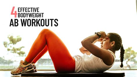 Effective Bodyweight Ab Workouts Squatwolf