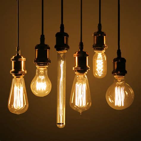Vintage E27 40w Edison Bulb Light Retro Incandescent Lamp Antique Style