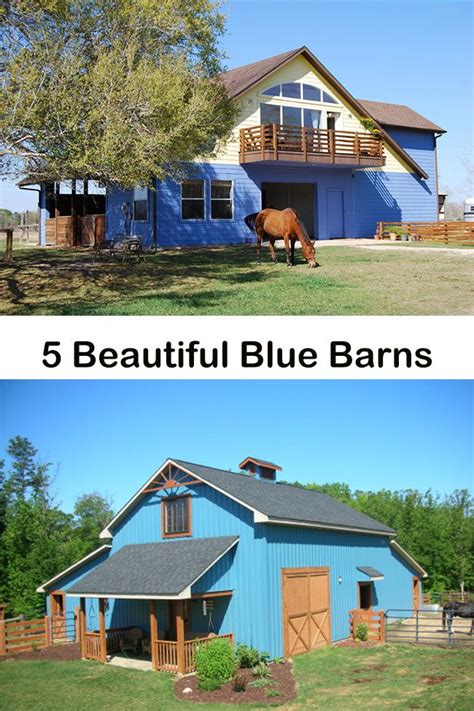Our products are fully customizable in all aspects of the design process. 5 Beautiful Blue Horse Barns - STABLE STYLE | Stables ...