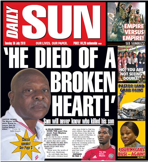 Gutter press at its very worst, avoid! TODAY'S FRONT PAGE!