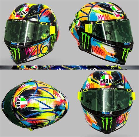 Agv Pista Gp R Rossi 2019 Winter Test Motorcycle Helmet Work Of Art Ltd