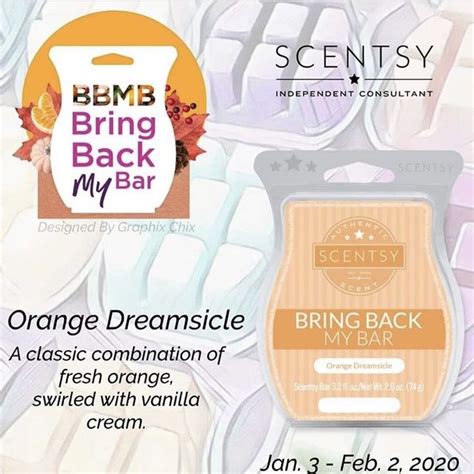 Orange Dreamsicle Scentsy Bar Bringbackmybar Bbmb Scentsy Bars