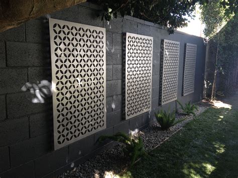 Outdoor Block Wall Paint Ideas