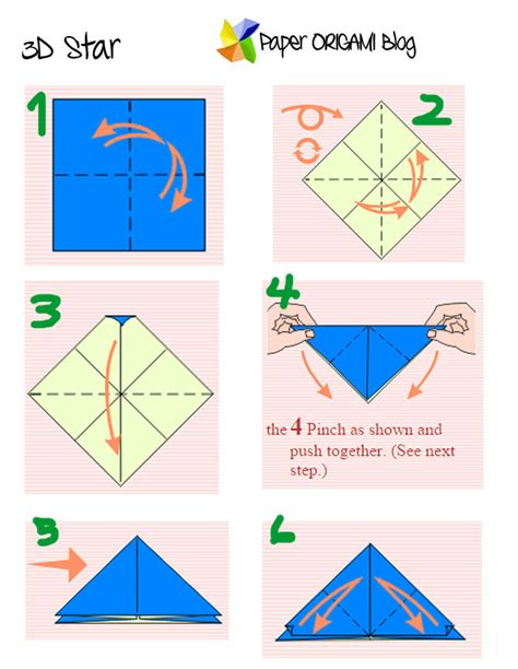 3d Star Modular Origami Paper Origami Guide