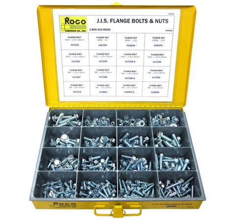 Jis Flange Bolts And Nuts Rogo Fastener Co Inc