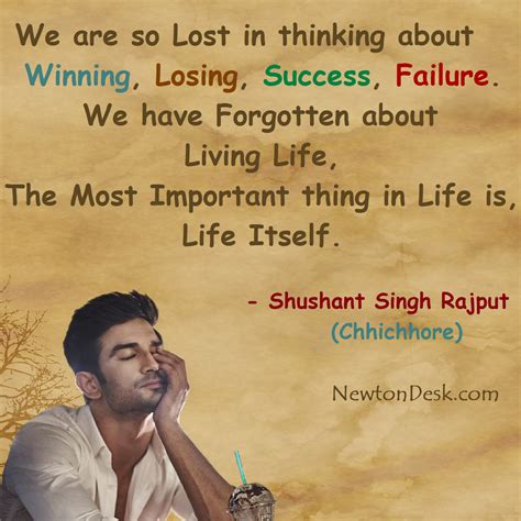Life Is Important Than Winning Losing Success Failure Sushant