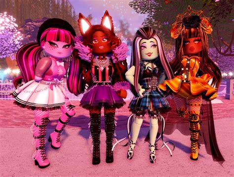 newest monster high photoshoot p monster high art aesthetic roblox royale high outfits