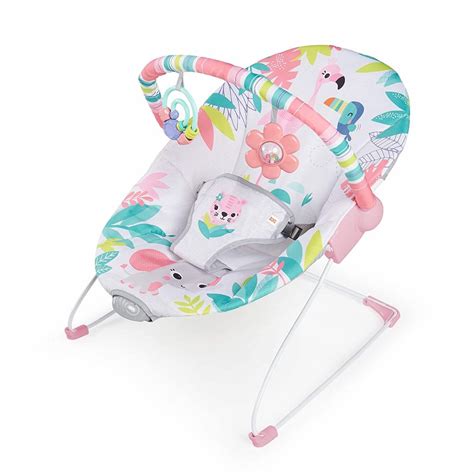 Flamingo Vibes 3 Point Harness Vibrating Bouncer Baby Couture Online