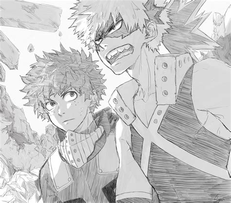 Deku N Kacchan By Ookiitaruto On Deviantart