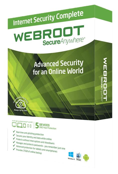 Webroot Secureanywhere Internet Security Complete