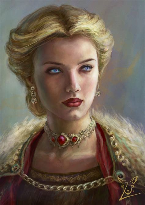 Artstation Diana Dasha Manilova Fantasy Queen Character Art Character Portraits