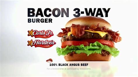 Carls Jr Bacon 3 Way Burger Tv Commercial Bbc America Made For