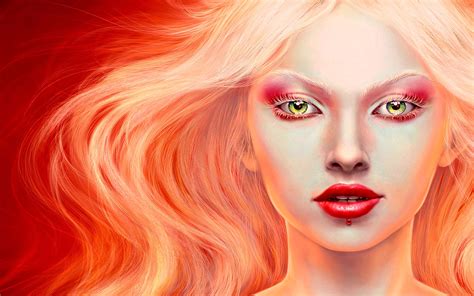 1920x1200 Girl Blonde Eyelashes Make Up Person Hair Wallpaper Coolwallpapersme
