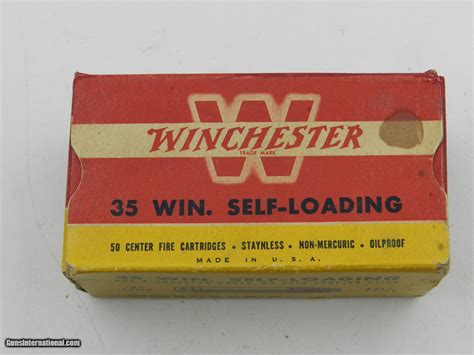 Collectible Ammo Winchester 351 Winchester Self Loading 180 Grain