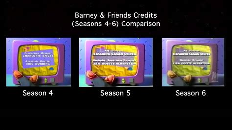 Barney And Friends Credits Season