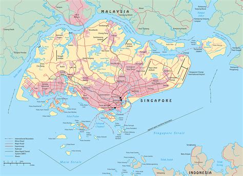 Singapore Map Asia