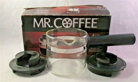 Mr Coffee Espresso Maker Ecm260 Replacement Part 4 Cup Carafe With