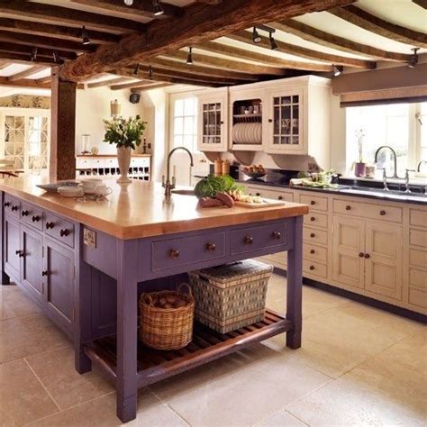 Beautifully Colorful Painted Kitchen Cabinets Country Kitchen
