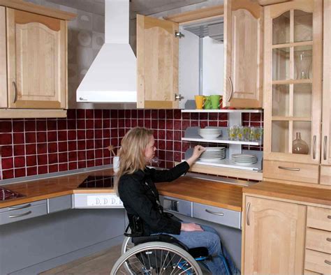 This cabinet can be converted to a wheelchair accessible sink cabinet. Handicap Kitchen Cabinets Storage Pull Down Ada Accessible ...