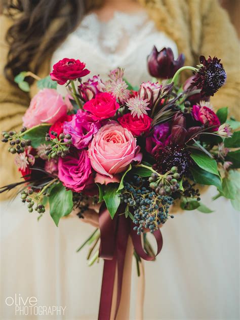 Raspberry Bridal Bouquet Toronto Wedding Photographer Co Flickr