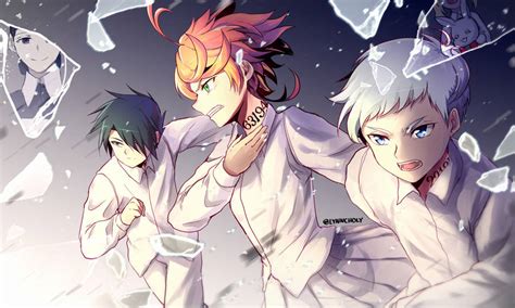 Content provided on this website is fanart. Escape! (The Promised Neverland Fanart) by lynncholy on ...