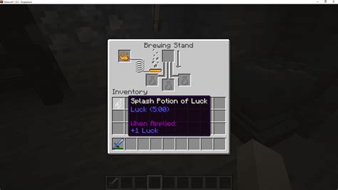 How To Make A Potion Of Luck In Minecraft
