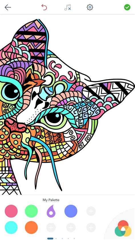 Cat Coloring Pages For Adults Appstore For Android