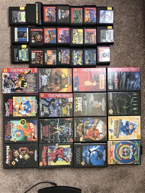 My Entire Sega Genesis Game Collection Ive Been Able To Track Down