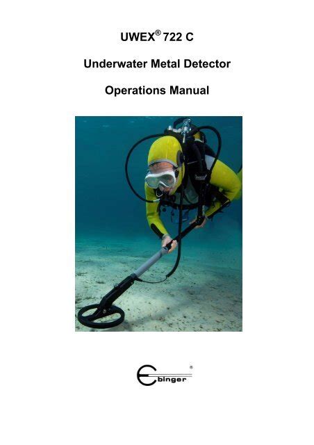 Uwex 722 C Underwater Metal Detector Smartinterface