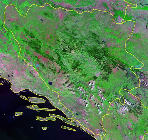 Mapa Srbije Satellite