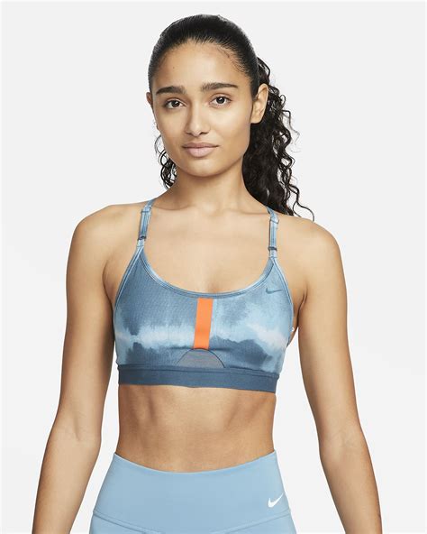 Nike Dri FIT Indy Women S Light Support Padded All Over Print Sports Bra Nike AE