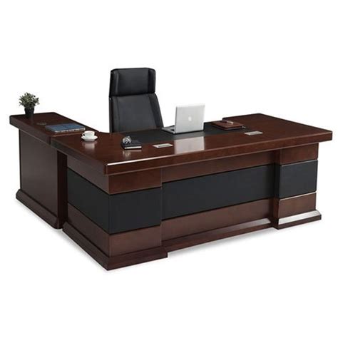 Wooden L Shape Office Executive Table For Corporate Office Rs 35295