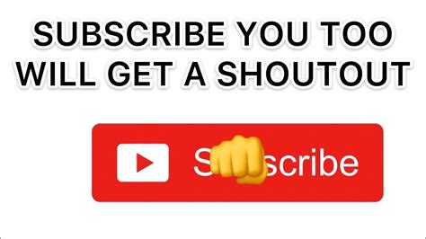 Shoutout 3 Youtube